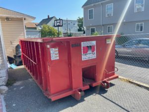 15 yard roll off container