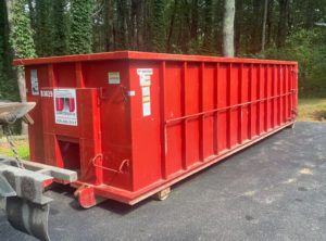 30 yard dumpster rental in MA & NH from Dumpsters R Us, Inc