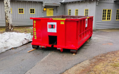 15 Yard Dumpster Rental Delivered in West Greenwich, RI for Office Renovation