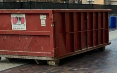 15 Yard Dumpster Rental Delivered for ABC Construction Job in Boston, MA